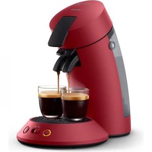 PHILIPS Cafeti&egrave;re expresso combin&eacute; Compatible Nespresso  Senseo Original Plus CSA210/91 L - Rouge