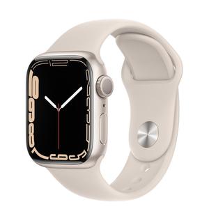 Apple watch series 7 starlight aluminium 41mm starlight sport band de MKMY3FD/A