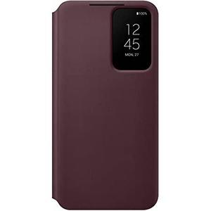 SAMSUNG Etui  S22 Ultra Clear View bordeaux 