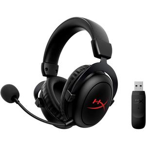 HYPERX Casque r&eacute;ducteur de bruit gaming sans fil avec micro  Cloud Core Wireless - Noir