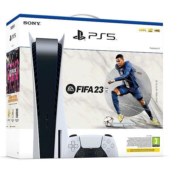 Playstation 5 825Go - Blanc + Fifa 23