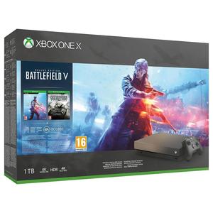 Microsoft Xbox One X - 1To noir or - tr&egrave;s bon &eacute;tat
