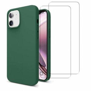 EVETANE  Coque Apple Iphone 11 antichoc Vert + 2 vitres