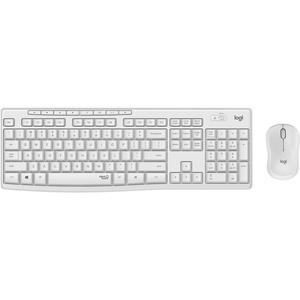 Logitech MK295 Silent - keyboard and mouse set - French - off white Input Device - Tastatur & Maus Set - Französisch - Weiss