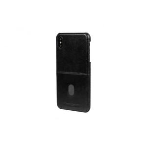 Coque rigide en cuir noir dbramante1928 pour iphone xs max