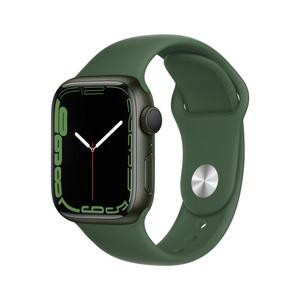 Apple Watch Series 7 (2021) GPS 41 mm - Aluminium Grün - Sportarmband Schwarz