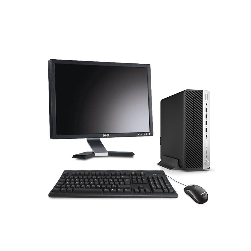 Hp Prodesk 600 G3 Sff 20" Core I3 3,3 Ghz Hdd 2 To 4 Go