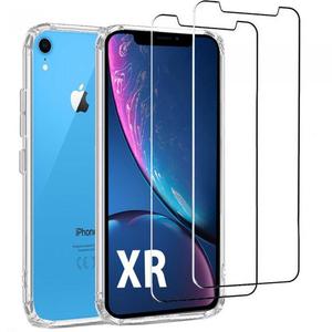 EVETANE Coque pour Iphone Xr antichoc transparente + 2 vitres []