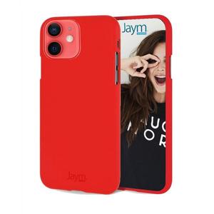 JAYM Coque premium soft feeling compatible apple iphone 13 rouge