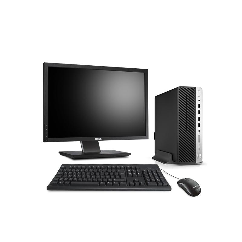 Hp Prodesk 600 G3 Sff 22" Core I3 3,3 Ghz Hdd 500 Go 4 Go