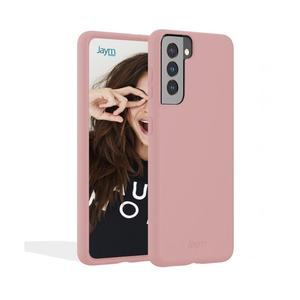 JAYM Coque Galaxy S21 Plus Silicone Rose