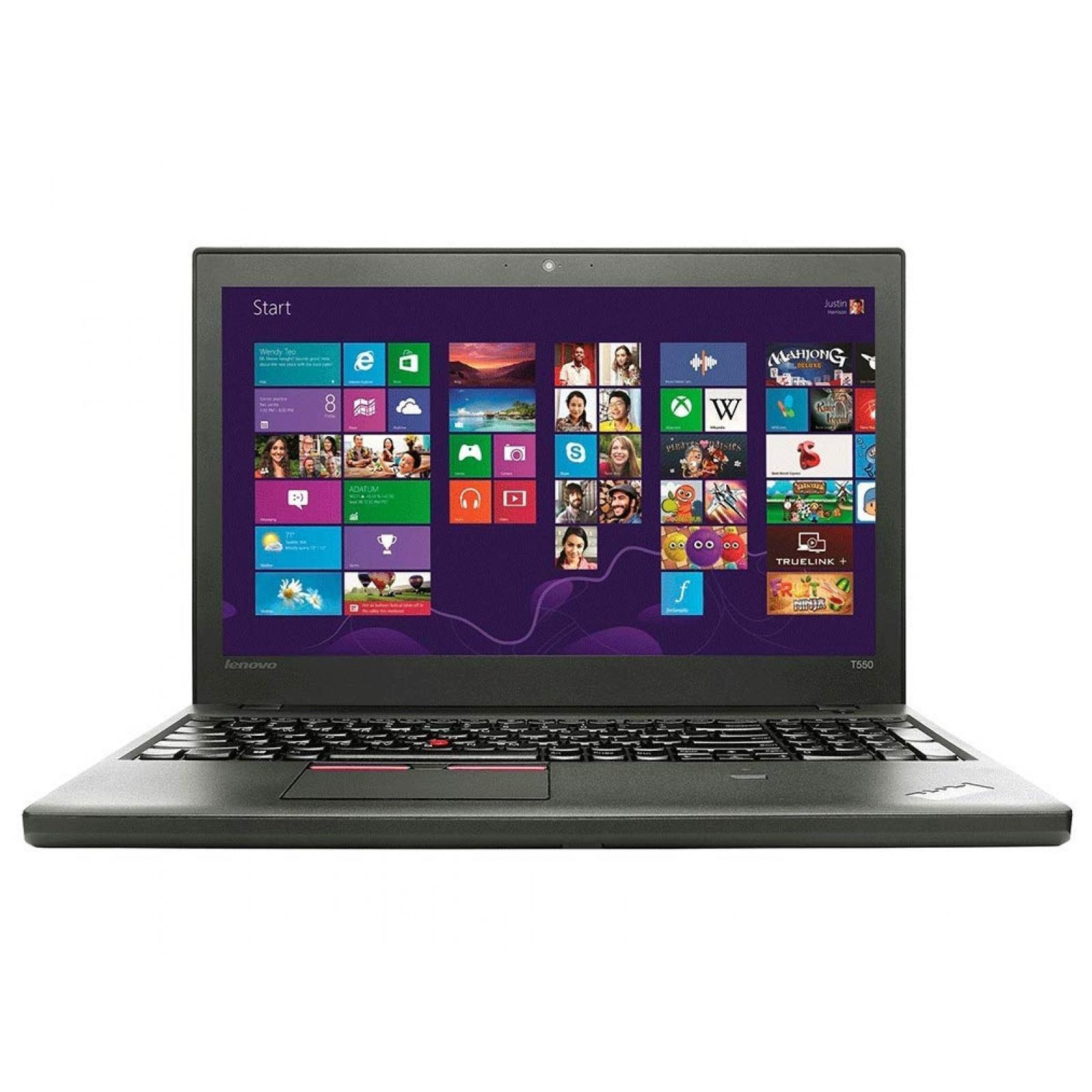Lenovo Thinkpad T550 15" Core I7 2,6 Ghz Ssd 256 Go 8 Go Qwerty Anglais (us)