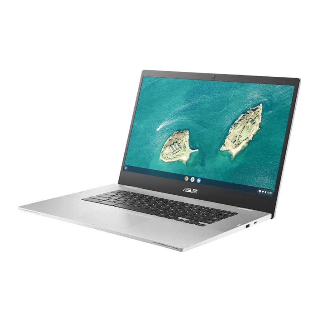 Asus Chromebook Cx1 Cx1500Cna-Ej0041 - Conception De Charnière À 180 Degrés - Intel Celeron N3350 / 1.1 Ghz - Chrome Os - Hd Graphics 500 - 8 Go Ram - 32 Go Emmc - 15.6" 1920 X 1080 (Full Hd) - Wi-Fi 5 - Argent Transparent