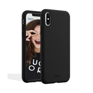 JAYM Coque iPhone X/Xs - Silicone - Noir
