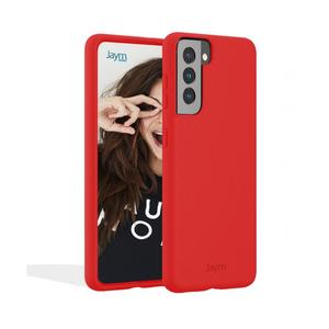JAYM Coque Galaxy S21 Plus - Silicone - Rouge