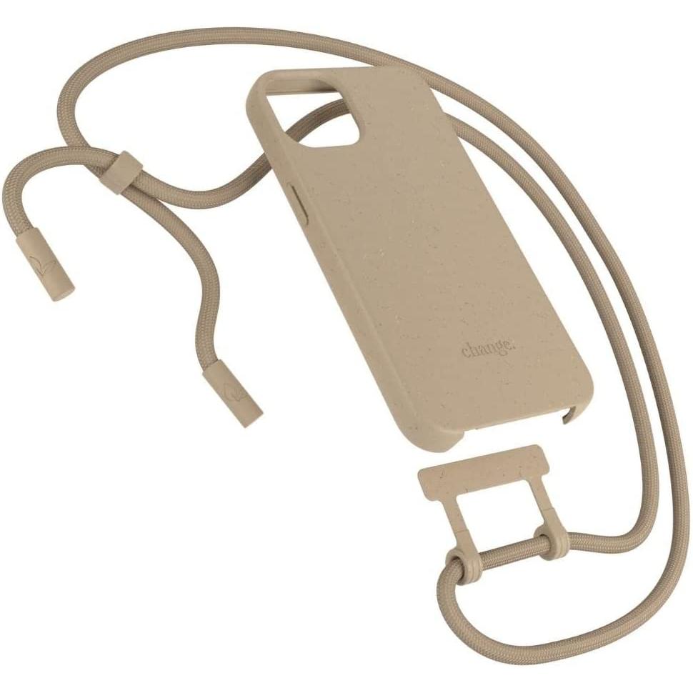 Coque Iphone 13 Mini Matière Naturelle Beige