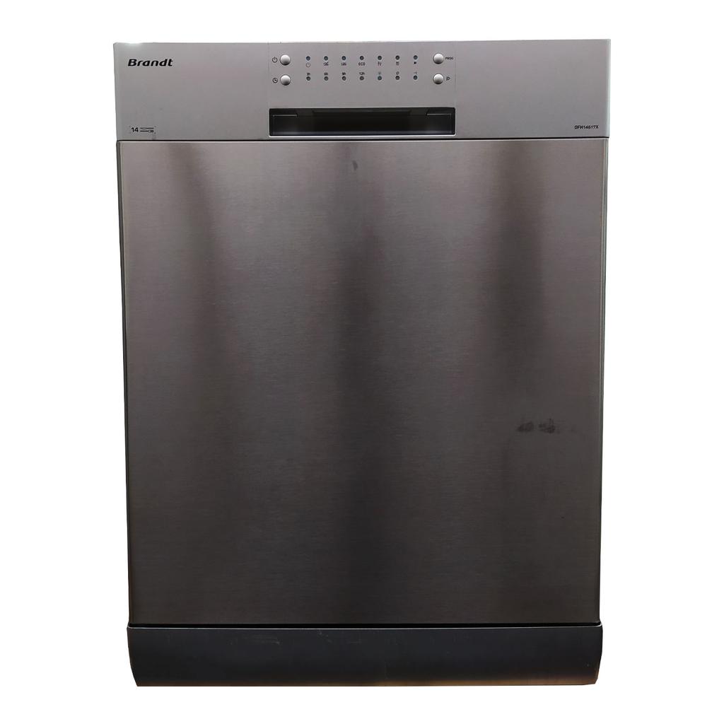 Lave-vaisselle Pose Libre 60 Cm Brandt Dfh14617x - 14.0 Couverts