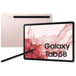 Galaxy Tab S8+ - Tablet - Android - 256 GB - 315 cm (124) Super AMOLED (2800 x 1752) - microSD-Steckplatz - 3G 4G 5G - rosa goldfarben