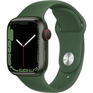 Montre connect&eacute;e APPLE WATCH S7 ALU 41 GREEN CELL SPORT