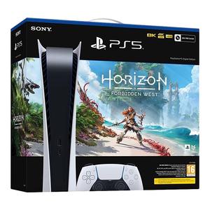 SONY PlayStation 5 Digital 825GB - Blanc + Horizon Forbidden West