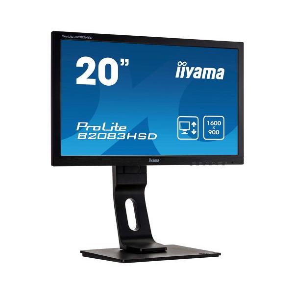 Écran 20" LCD Fhd Iiyama Prolite B2083Hsd-B1