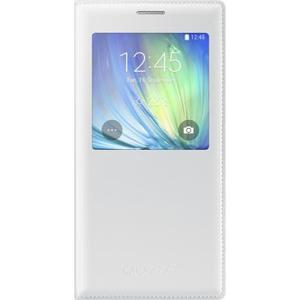 SAMSUNG  Etui &agrave; rabat &agrave; zone transparente EF-CA700BW pour  Galaxy A7 - Blanc