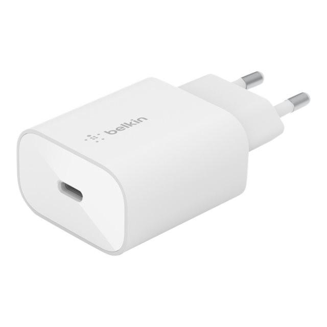 Belkin Chargeur Secteur Boostcharge 25 W Avec Pps (Usb-C Recharge Rapide Pour Iphone, Samsung, Galaxy Tab, Ipad, Etc.)