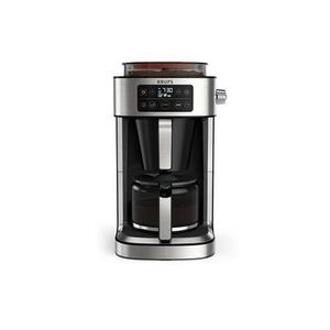 KRUPS KM760D Aroma Partner Kaffeemaschine Schwarz Edelstahl-Applikationen