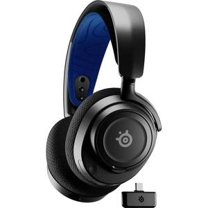 Steelseries Arctis Nova 7P Gaming Over Ear Headset Bluetooth® Funk Stereo Schwarz Blau Mikrofon-Rauschunterdrückung Headset Lautstärkeregelung