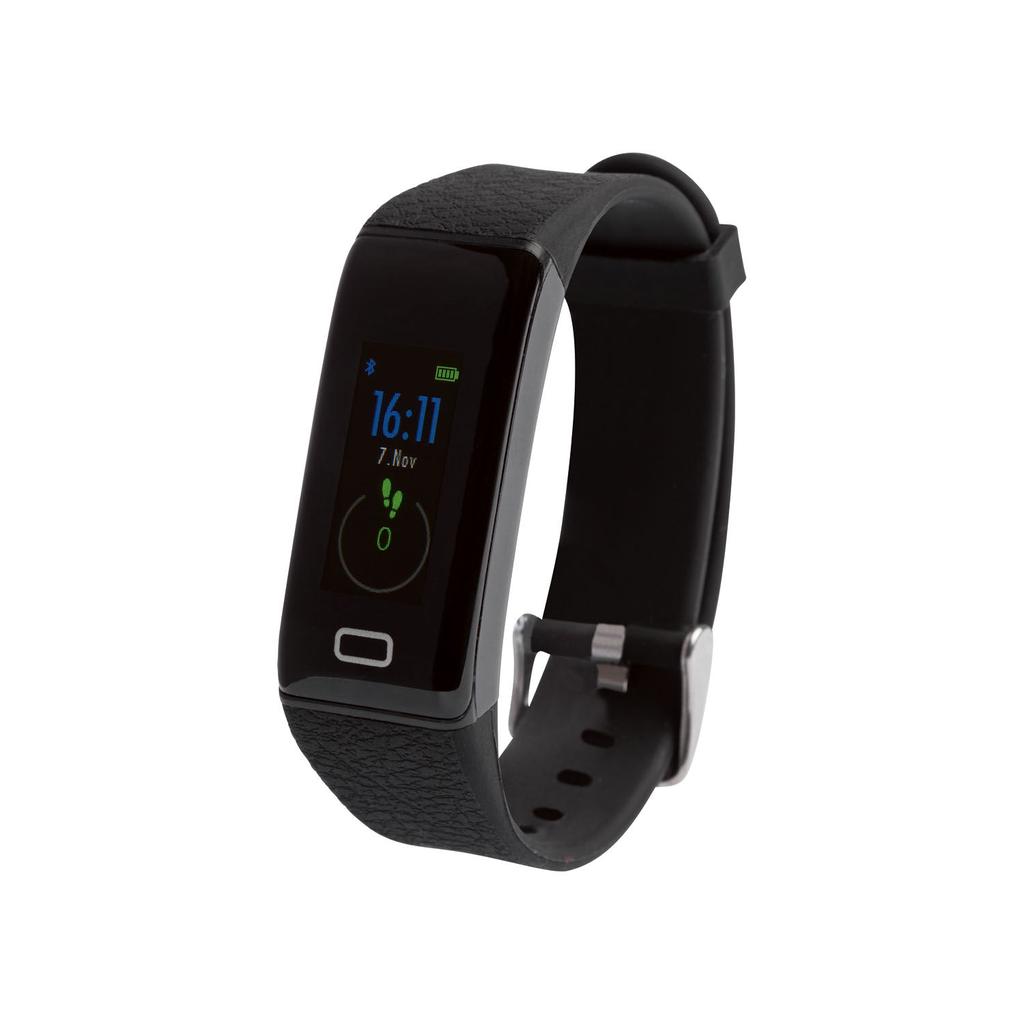 Bracelet Connecté Bluetooth Fitness Avec Cardiofréquencemètre Sas 89 (noir)