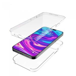 EVETANE Coque Compatible avec iPhone 13 360&deg; int&eacute;grale Protection Avant arri&egrave;re Silicone Transparente