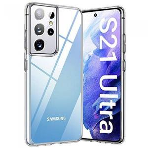 EVETANE Coque Samsung Galaxy S21 Ultra 5g Souple En Silicone Transparente