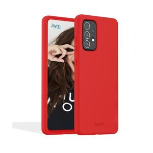 JAYM Coque Galaxy A03S Silicone Rouge