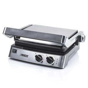 Elektrogrill 2000W Aluminium 290 x 230 mm Silber