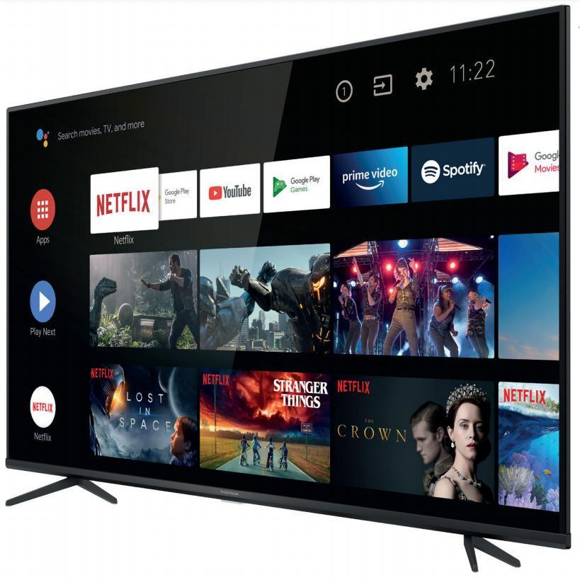 Smart Tv Thomson Led Ultra Hd 4K 140 Cm 55Ug6400