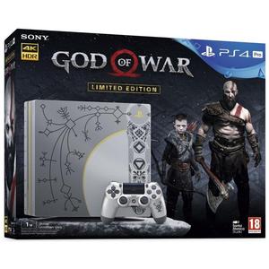 Console Sony PS4 Pro Edition Limit&eacute;e + Manette PS4 God Of War Sans fil