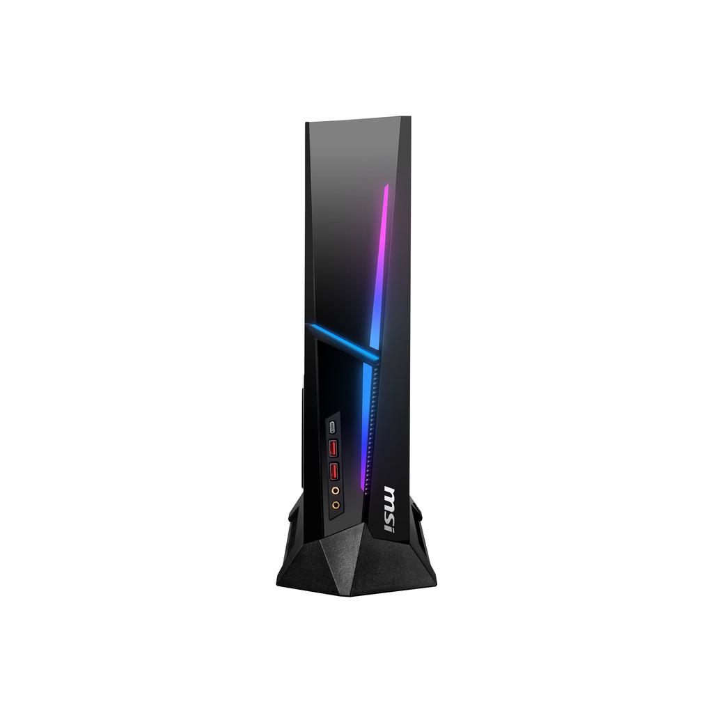 Msi Meg Trident X 10Te 1248Eu - PC Compact - Core i9 10900K / 3.7 Ghz - Ram 32 Go - SSD 2 X 1 To - Nvme, Hdd 2 To - Gf Rtx 3080 - 2.5 Gige - Lan Sans Fil: 802.11A/B/G/N/Ac/Ax, Bluetooth 5.1 - Win 10 Pro - Moniteur : Aucun - Noir