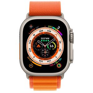 Apple Watch Ultra GPS + Cellular 49mm titane boucle sport alpine orange S - neuf