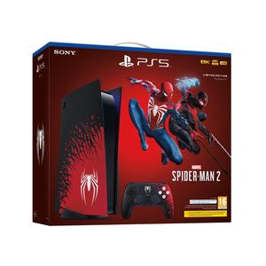 SONY PlayStation 5 825Go - Rouge - Edition limit&eacute;e Marvel's Spider-man 2 + Spider-Man 2