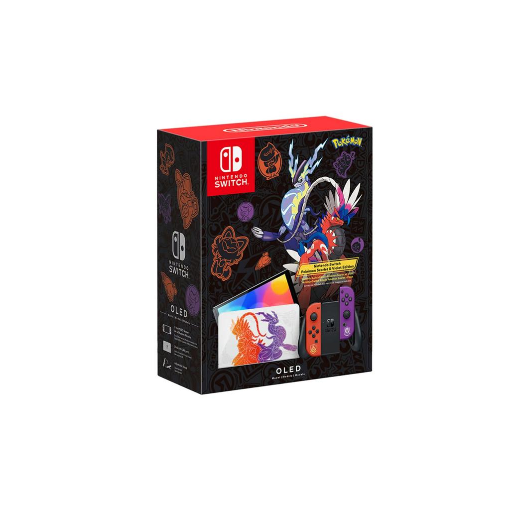 Switch Oled 64Go - Noir - Edition Limitée Pokemon Scarlet Et Violet