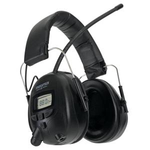STAGECAPTAIN Casque r&eacute;ducteur de bruit sans fil avec micro  ContraNoise FM-28 - Noir