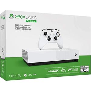 Xbox One S 1 TB [All-Digital Edition inkl Wireless Controller ohne Spiel] weiß