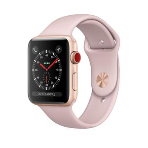 Apple Watch (Series 2) September 2016 38 mm - Aluminium Gold - Armband Sportarmband Sandrosa