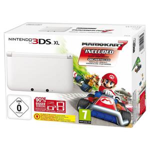 Console Nintendo 3DS XL 1Go + Jeu Mario Kart 7 - Blanc