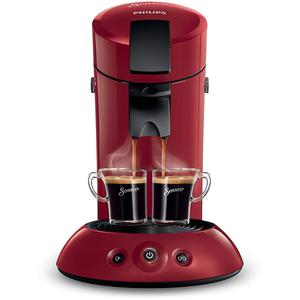 PHILIPS Cafeti&egrave;re &agrave; dosette Compatible Senseo  HD7817/91 L - Rouge