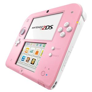 Nintendo 2DS Konsole - Weiß / Pink