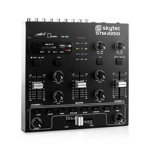 SKYTEC  STM-2250 table de mixage 4 pistes USB SD MP3 FX