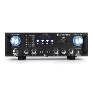 Amplificateur HiFi Skytronic AV-100 - Noir