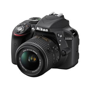 Reflex D3300 - Noir + Nikon Af-S Dx Nikkor 18-55Mm F/3.5-5.6G Vr II + Af-S Dx Nikkor 55-200Mm F/4-5.6G Vr II F/3.5-5.6 + F/4-5.6