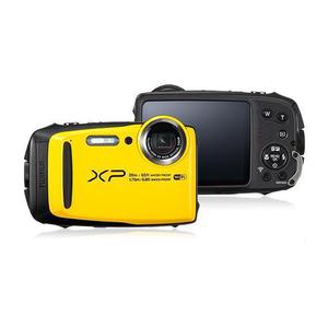 Fujifilm FinePix XP120 -kompaktikamera - Keltainen/Musta + Fujifilm Fujinon Wide Optical Zoom 28-140 mm f/3.9-4.9 -objektiivi